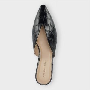 Who What Wear Payton Croc Mule